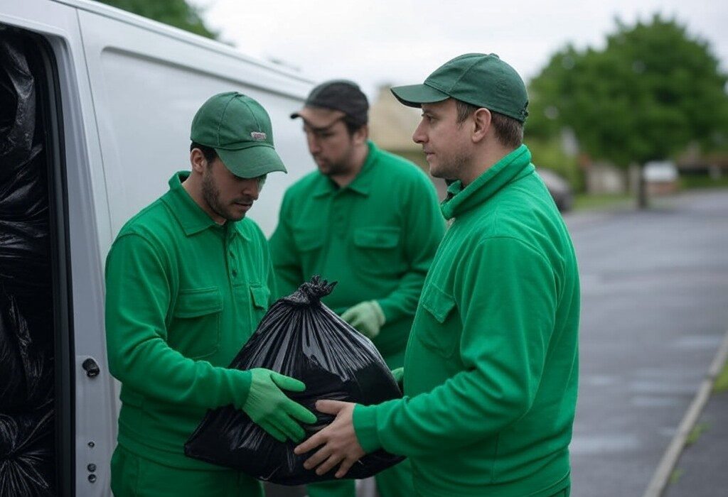 Putting Waste In a Van